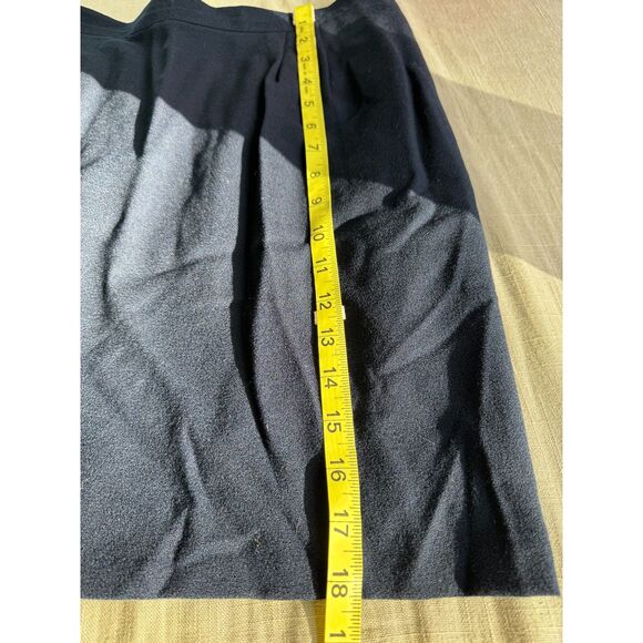 Vintage 90s Kasper ASL Tan & Navy Blue Suit - Size 14P | Classic Power Dressing - Picture 8 of 15